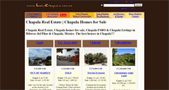 Desktop Screenshot of chapala-real-estate.lake-chapala.com